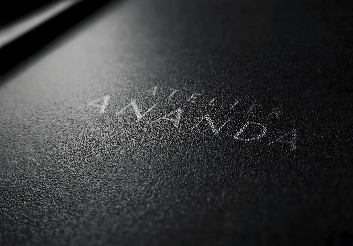 Logo mockup — Atelier Ananda