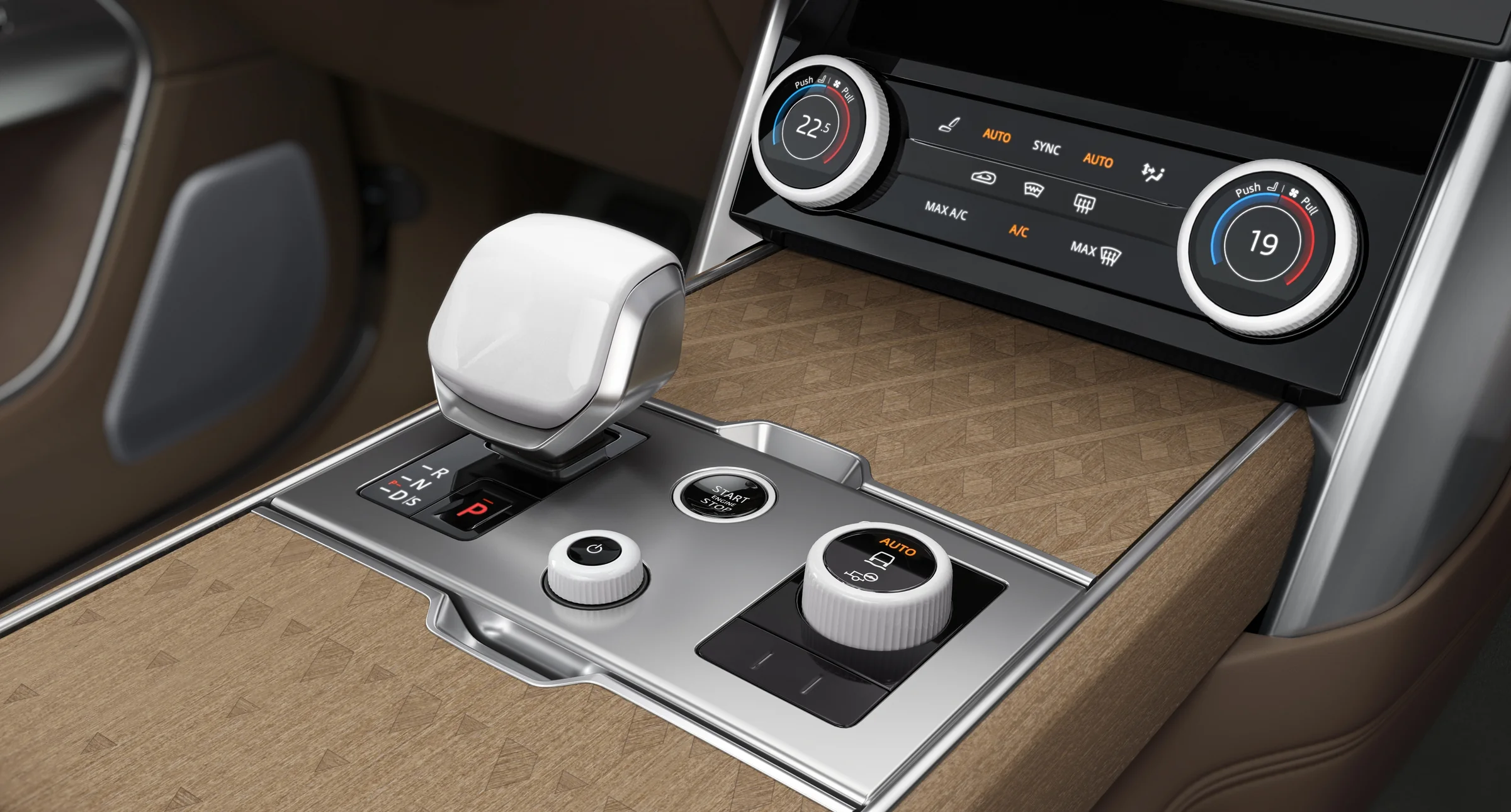 Range rover console — Materiality for Land Rover
